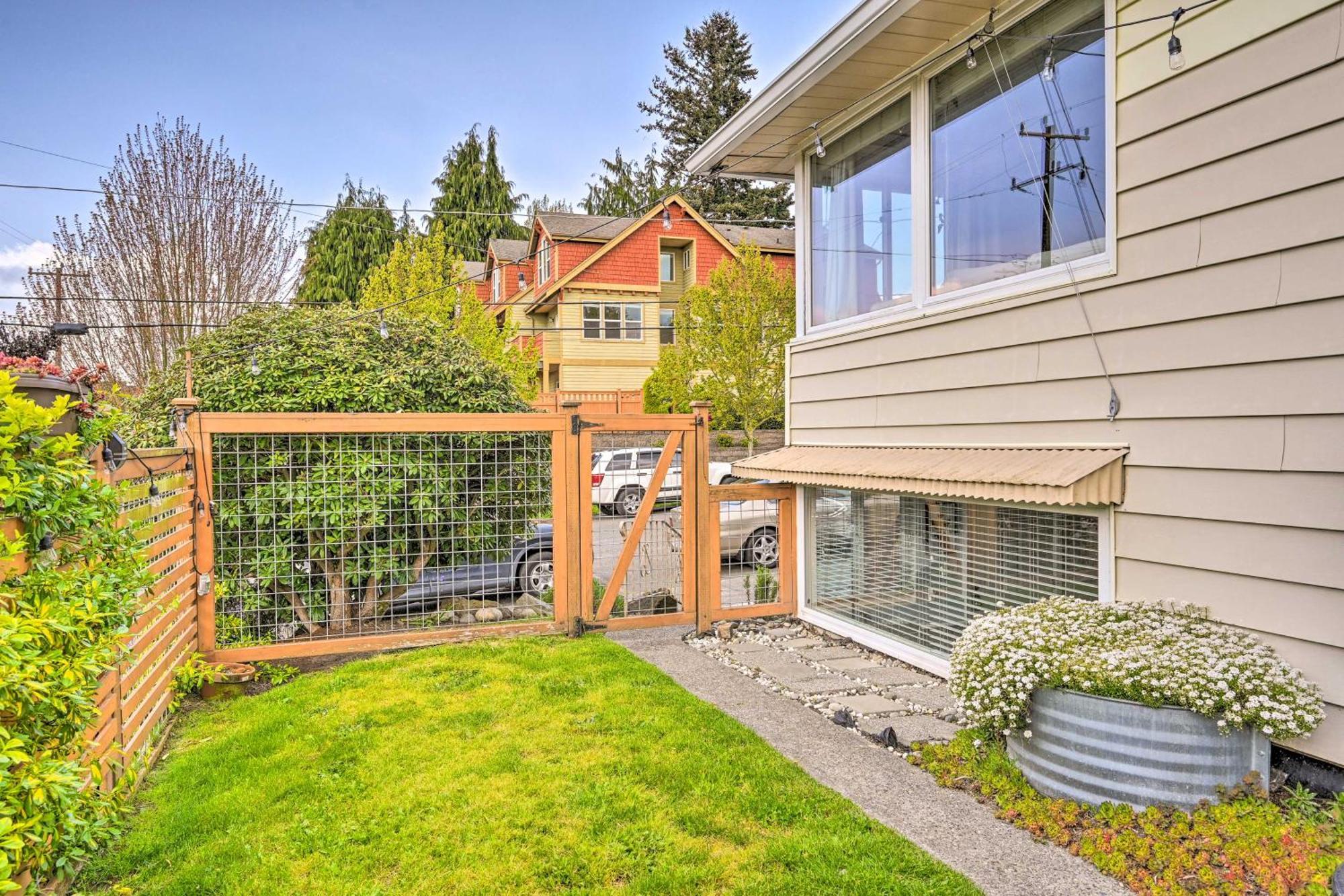 Seattle Garden Apt Walk To Water And Amenities! מראה חיצוני תמונה